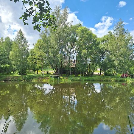 Vila Akmeninis Bebras Zemaiteliai Exteriér fotografie