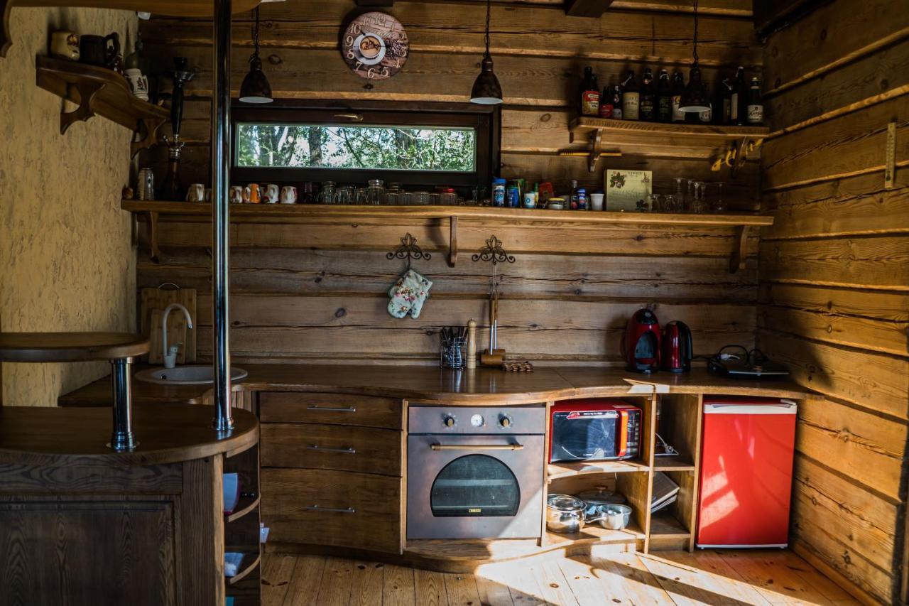 Vila Akmeninis Bebras Zemaiteliai Exteriér fotografie