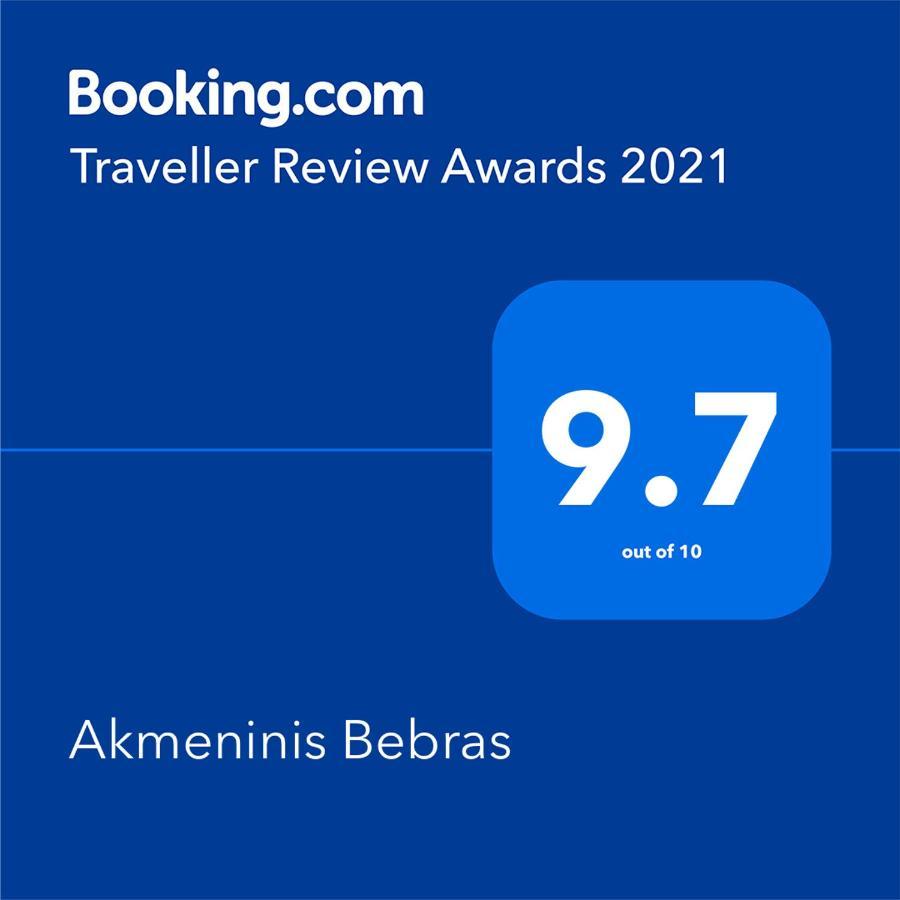 Vila Akmeninis Bebras Zemaiteliai Exteriér fotografie