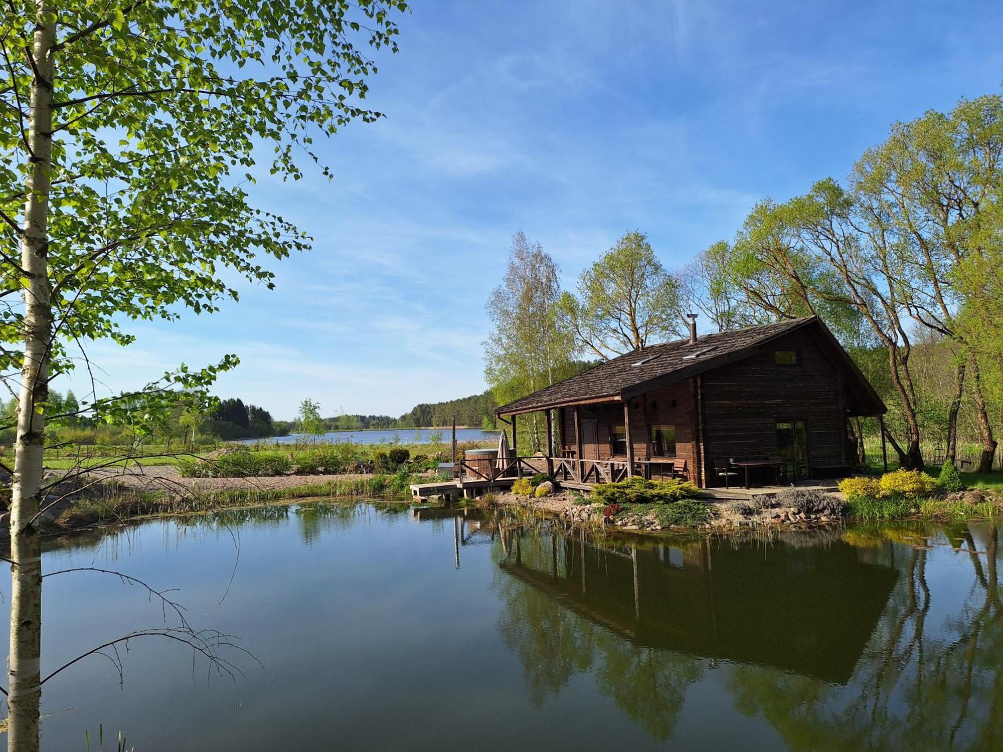 Vila Akmeninis Bebras Zemaiteliai Exteriér fotografie